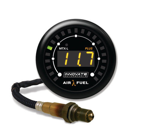 Innovate MTX-L PLUS Digital Air/Fuel Ratio Gauge Kit 8ft w/O2