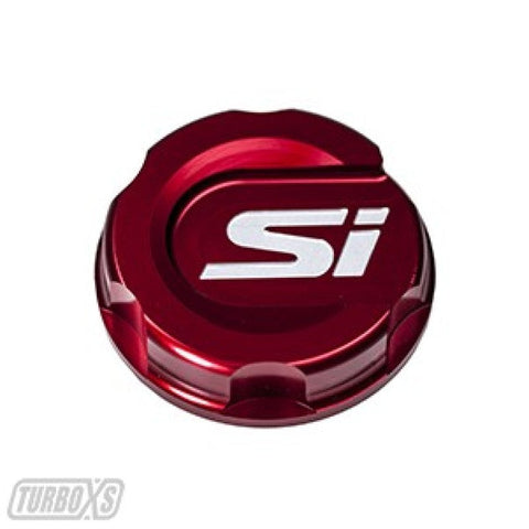 Turbo XS 2016+ Honda Civic Red Oil Cap - HC-OC-RED-SI