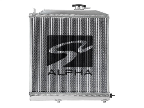 Skunk2 Alpha Series 88-91 Honda Civic/CRX Radiator (Half Size) (Dual - 349-05-1550