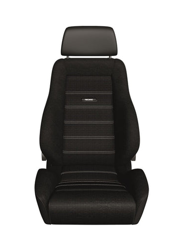 Recaro Classic LS Seat - Black Leather/Classic Corduroy - 089.00.0B27-01