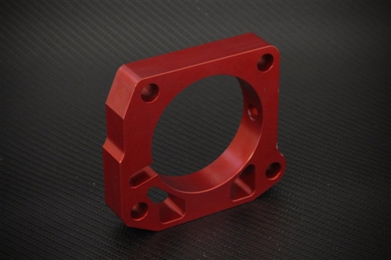 Torque Solution Throttle Body Spacer (Red): Honda Civic Si 1999-2000 - TS-TBS-006R-1