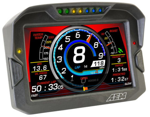 AEM CD-7 Non Logging Race Dash Carbon Fiber Digital Display - 30-5700