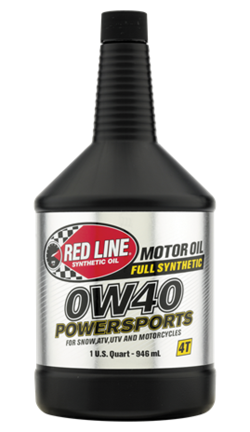 Red Line 0W40 Motor Oil Quart (For Four-Stroke Dirt Bikes/ATVs/Powersports - 42204-1