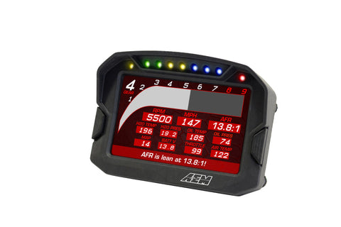 AEM CD-5G Carbon Digital Dash Display w/ Interal 10Hz GPS - 30-5602