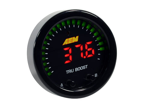 AEM X-Series Tru-Boost Controller Gauge w/ Boost Control Solenoid 80PSIg - 30-0352