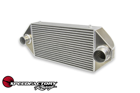 SpeedFactory Racing HPX Dual Backdoor Front Mount Intercooler - 3" Inlet / 3.5" Outlet (1000HP-1200HP)