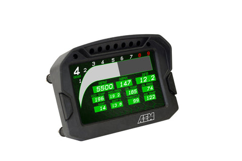AEM CD-5G Carbon Digital Dash Display w/ Interal 10Hz GPS - 30-5602