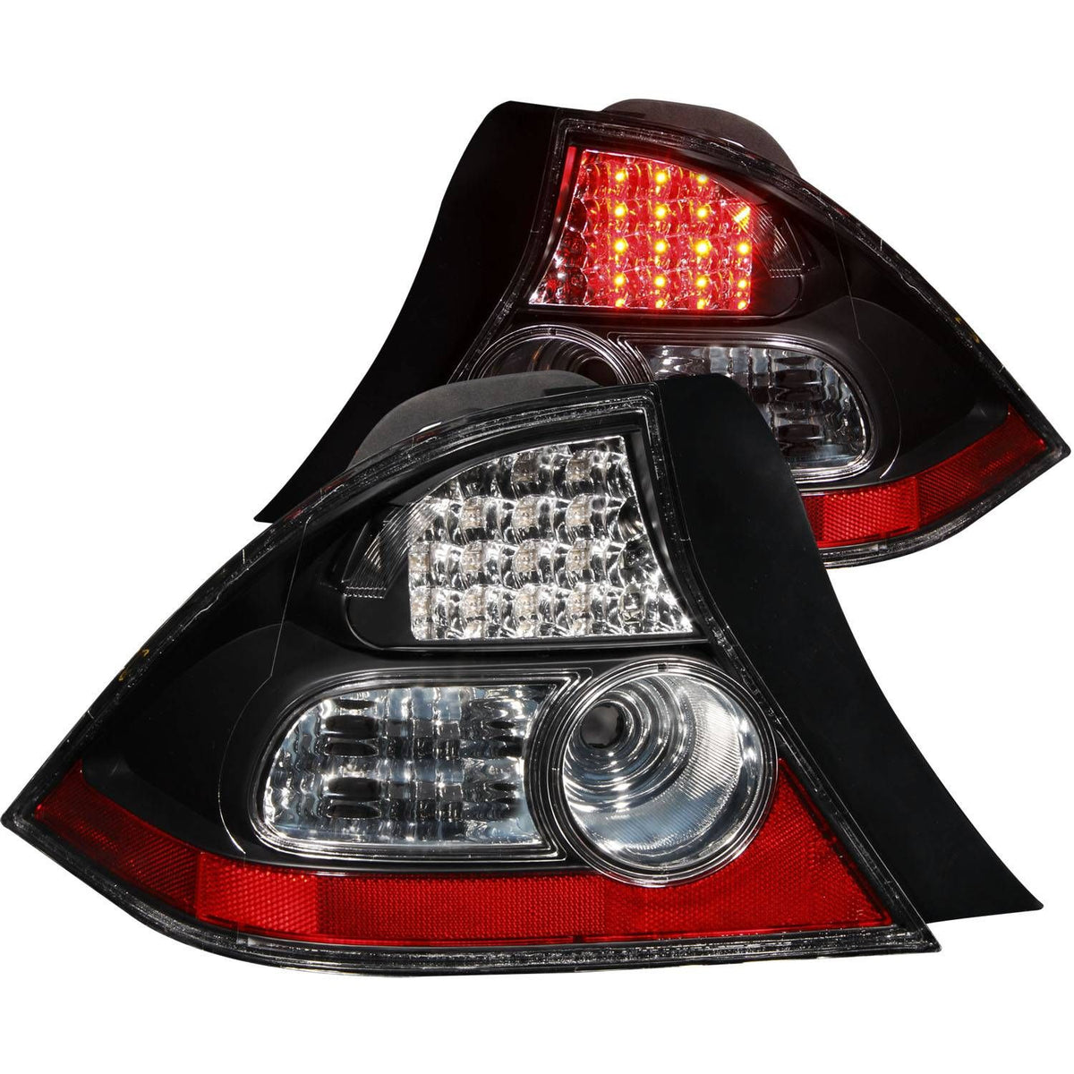 2004-2005 Honda Civic LED Taillights (Black Housing)