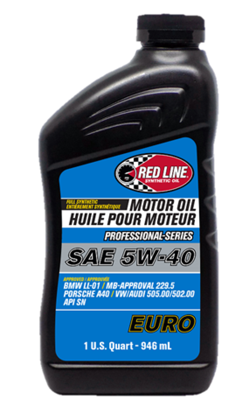 Red Line Professional Series Euro 5W40 Motor Oil - Quart - 12904