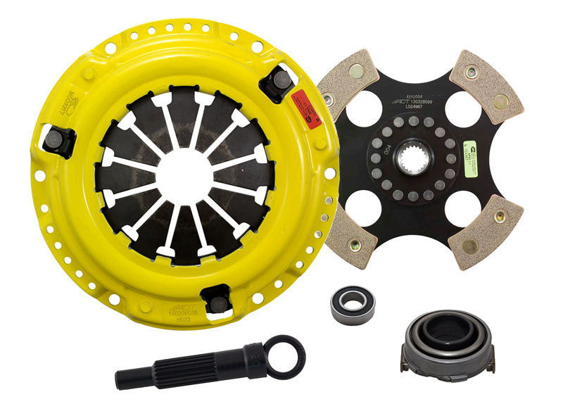 ACT 1992 Honda Civic HD/Race Rigid 4 Pad Clutch Kit - HC5-HDR4