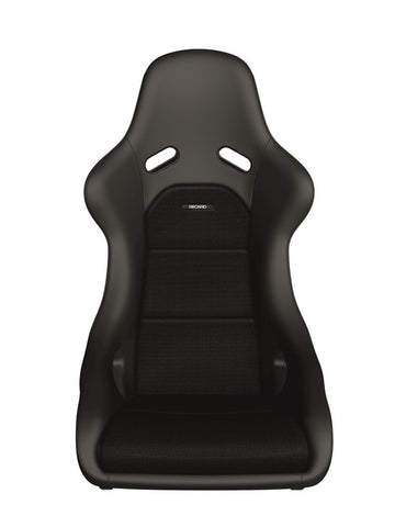 Recaro Classic Pole Position ABE Seat - Black Leather/Classic Corduroy - 087.00.0B27-01