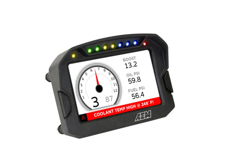 AEM CD-5G Carbon Digital Dash Display w/ Interal 10Hz GPS - 30-5602