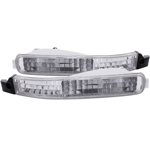 1992-1993 Honda Accord Parking/Signal Lights Chrome Clear (Euro Style)