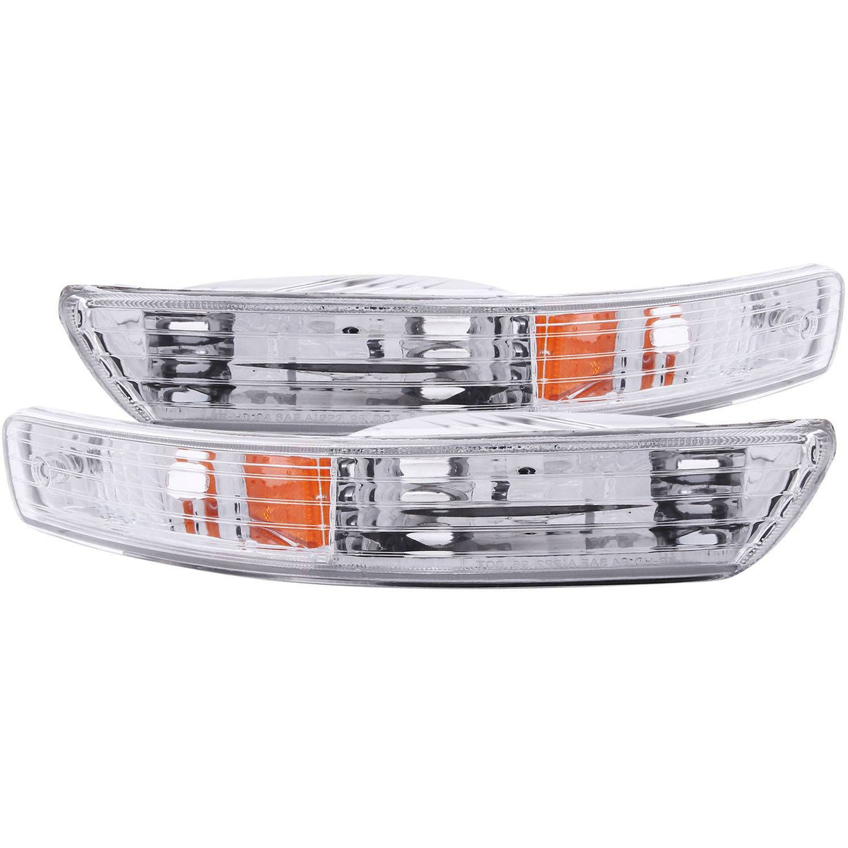 1998-2001 ACURA INTEGRA 98-01 Parking/Signal Lights Chrome Amber