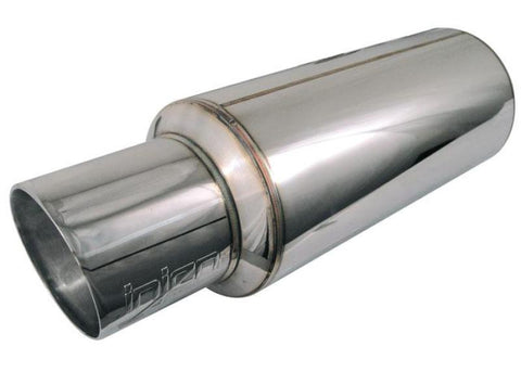 Injen 2 3/8 Universal Muffler w/Stainless Steel resonated rolled tip - SES225C