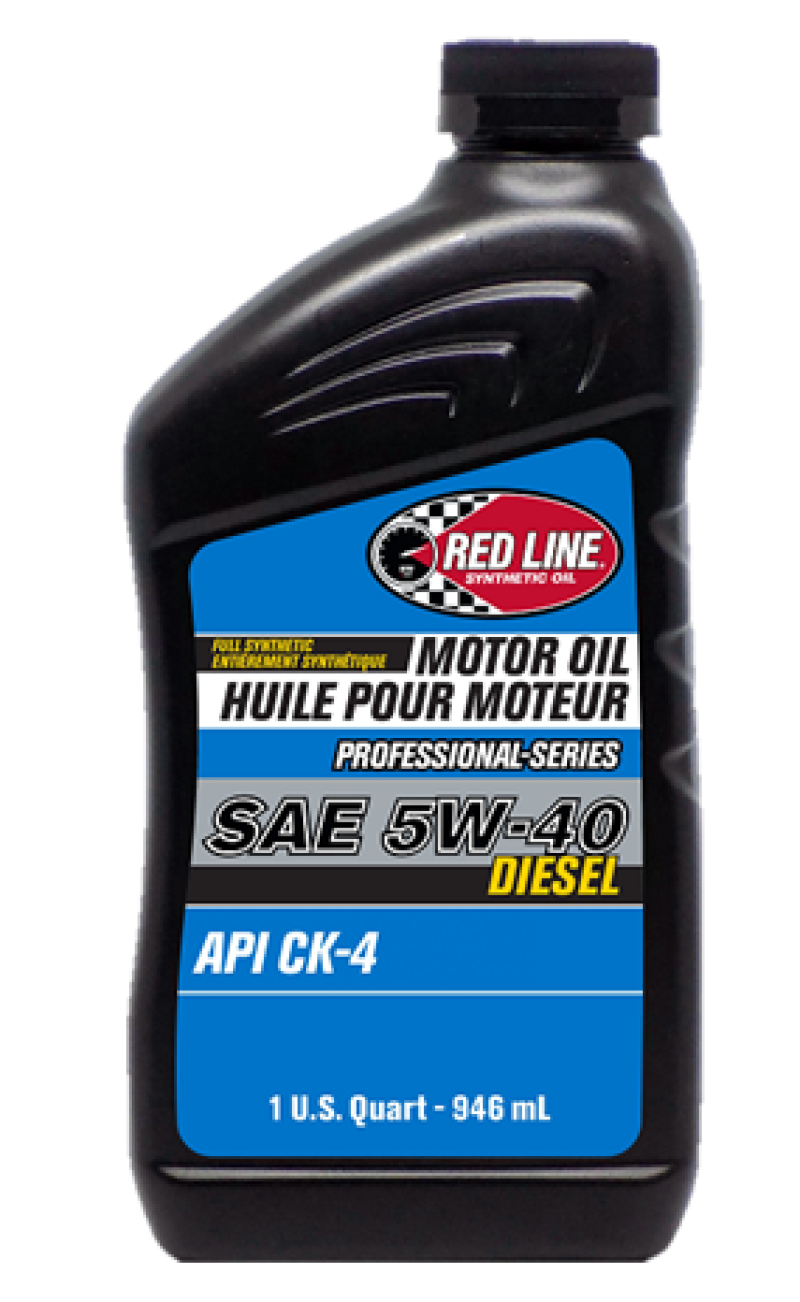 Red Line Pro-Series Diesel CK4 5W40 Motor Oil - Quart - 12714