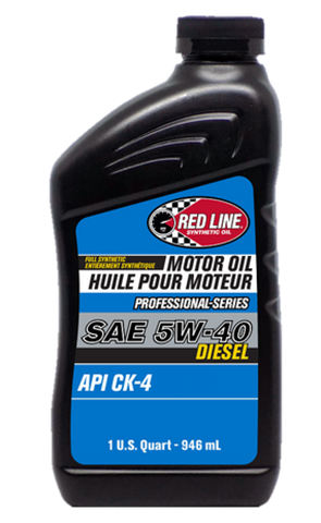 Red Line Pro-Series Diesel CK4 5W40 Motor Oil - Quart - 12714