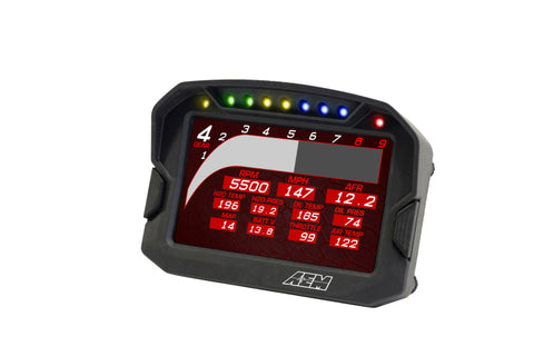 AEM CD-5G Carbon Digital Dash Display w/ Interal 10Hz GPS - 30-5602