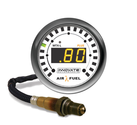 Innovate MTX-L PLUS Digital Air/Fuel Ratio Gauge Kit 8ft w/O2