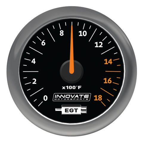 Innovate MTX Analog Exhaust Gas Temperature Gauge Kit - Black