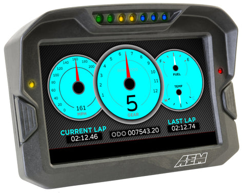 AEM CD-7 Non Logging GPS Enabled Race Dash Carbon Fiber - 30-5702