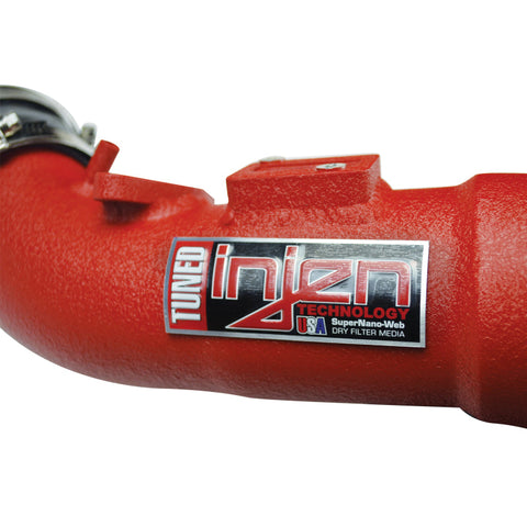 Injen 17-19 Honda Civic Type R 2.0T Wrinkle Red Short - SP1583WR