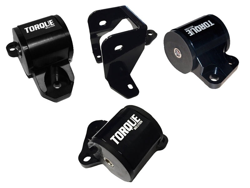 Torque Solution Billet Aluminum Mount Kit (2 Bolt): 96-00 Honda - TS-HA-EK2