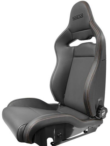 Sparco Seat SPX Special Edition Black/Red w/ Gloss Carbon Shell