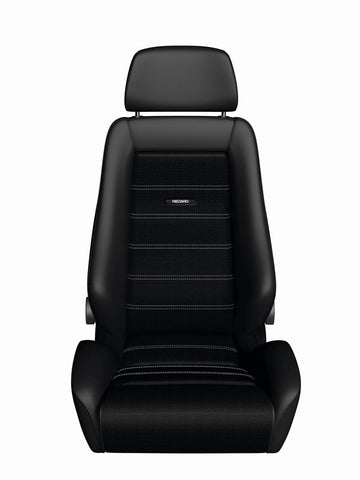 Recaro Classic LX Seat - Black Leather/Classic Corduroy - 088.00.0B27