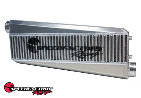 SpeedFactory Racing HP Vertical Flow Intercooler (K-Series, 1000HP) Opposing Side Inlet / Outlet