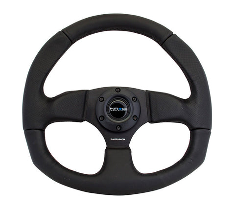 NRG- FLAT BOTTOM STEERING WHEEL LEATHER