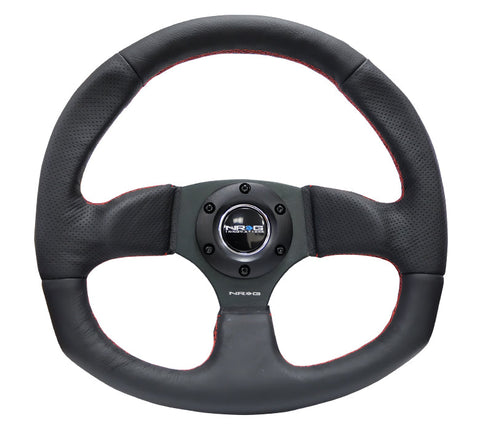 NRG- FLAT BOTTOM STEERING WHEEL LEATHER