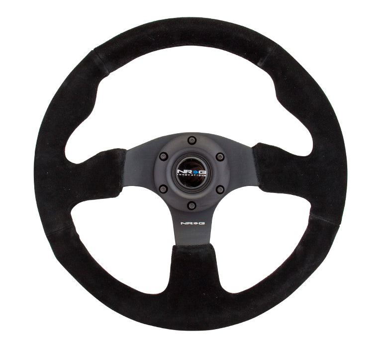 NRG- RACING STEERING WHEEL SUEDE