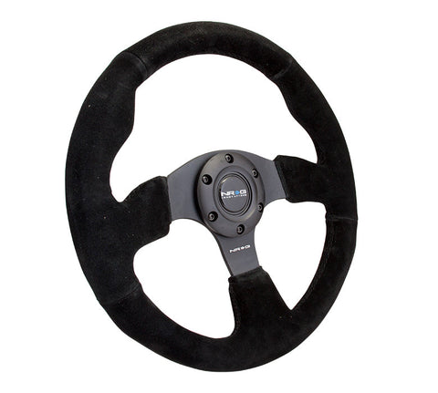 NRG- RACING STEERING WHEEL SUEDE