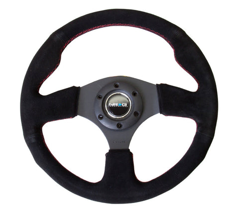 NRG- RACING STEERING WHEEL SUEDE