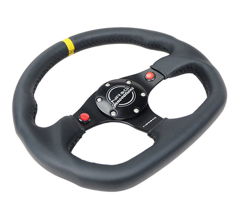 NRG- FLAT BOTTOM STEERING WHEEL LEATHER