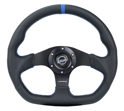 NRG- FLAT BOTTOM STEERING WHEEL LEATHER