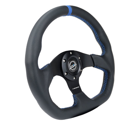 NRG- FLAT BOTTOM STEERING WHEEL LEATHER