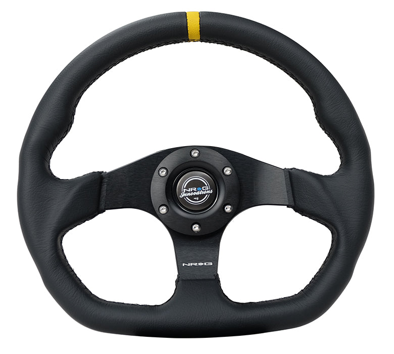 NRG- FLAT BOTTOM STEERING WHEEL LEATHER