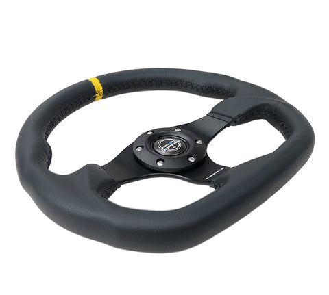 NRG- FLAT BOTTOM STEERING WHEEL LEATHER