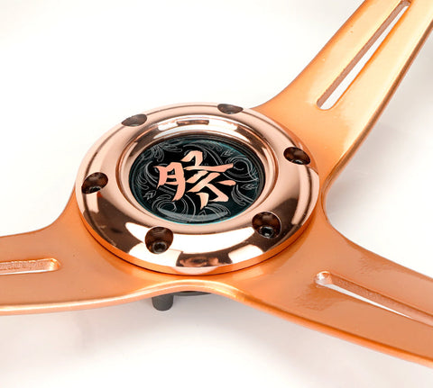 NRG- MATSURI ACRYLIC STEERING WHEEL ROSE GOLD