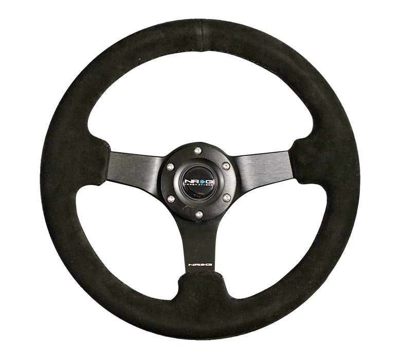 NRG 330MM DEEP DISH STEERING WHEEL SUEDE