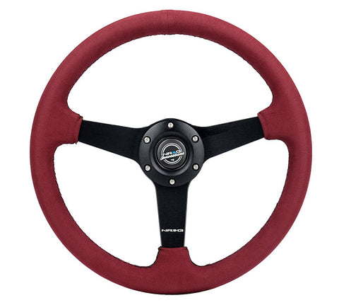 NRG 350MM FLAT STEERING WHEEL ALCANTARA