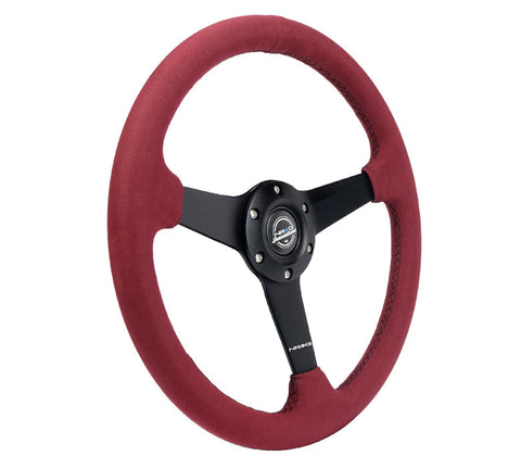 NRG 350MM FLAT STEERING WHEEL ALCANTARA