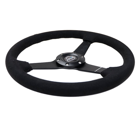 NRG 350MM FLAT STEERING WHEEL ALCANTARA