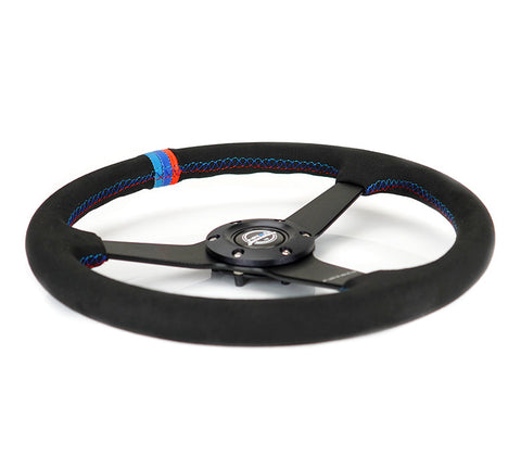 NRG 350MM FLAT STEERING WHEEL ALCANTARA