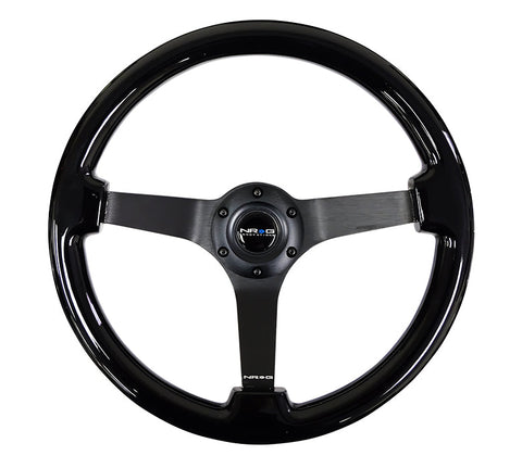 NRG 350MM 3" DEEP DISH WOOD GRAIN STEERING WHEEL