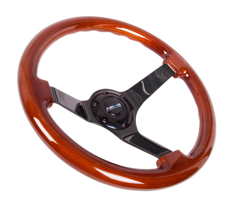 NRG 350MM 3" DEEP DISH WOOD GRAIN STEERING WHEEL