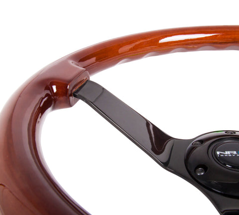 NRG 350MM 3" DEEP DISH WOOD GRAIN STEERING WHEEL