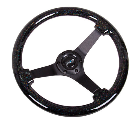 NRG 350MM 3" DEEP DISH WOOD GRAIN STEERING WHEEL